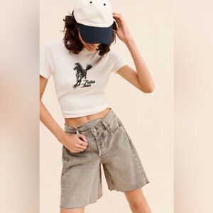 We the Free Free People Boomerang Long Shorts
